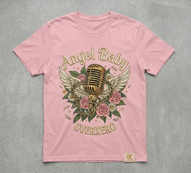 Pink Angel Baby Tee | Overxero 